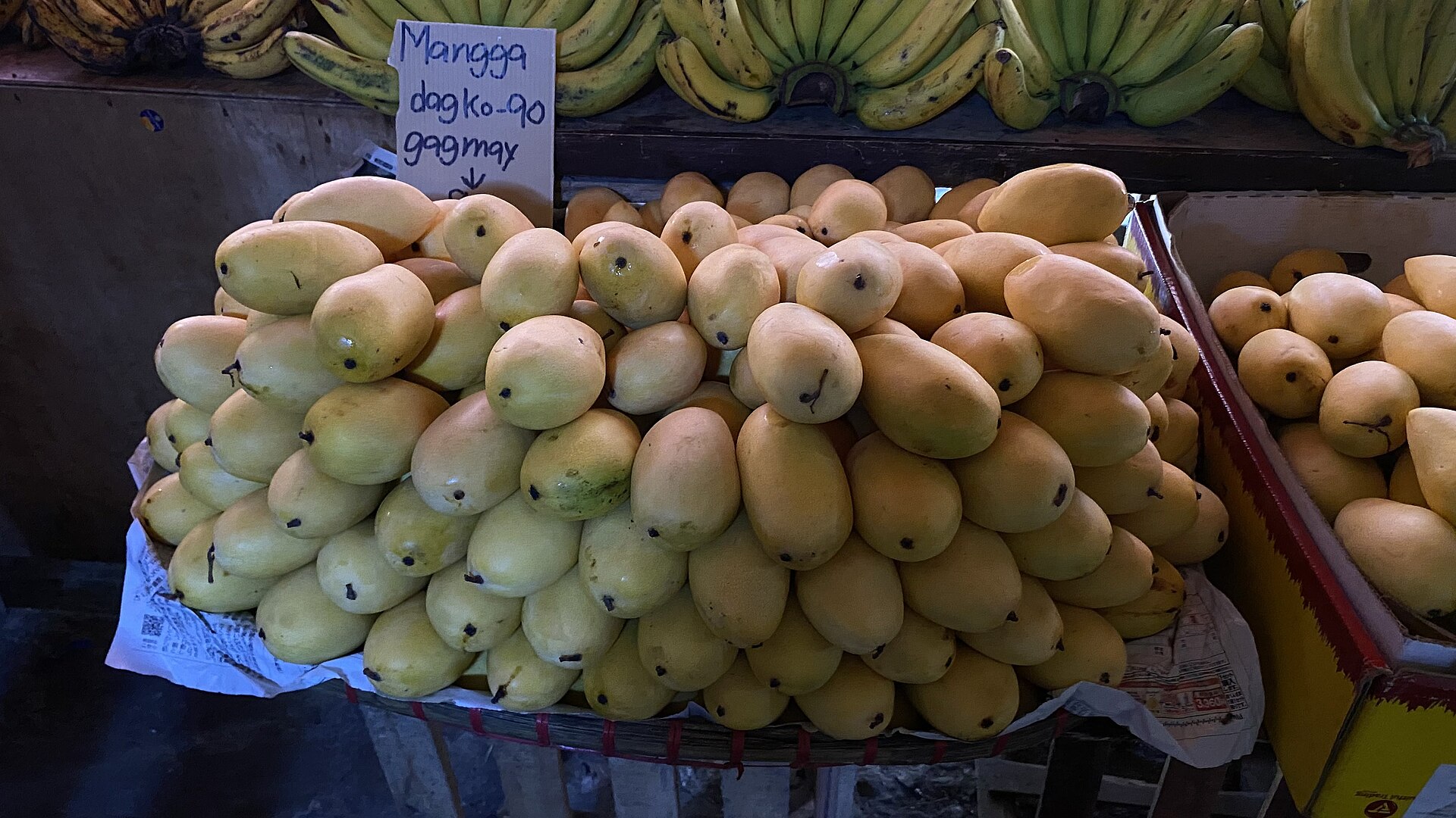 Artful Philippine Carabao Mango Pyramid